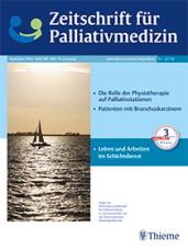 cover zeitschrift für palliativmedizin